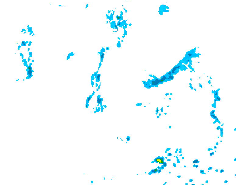 GDPS precipitation 090 hour forecast chart for Canada based on 2026/08/17 0000Z data