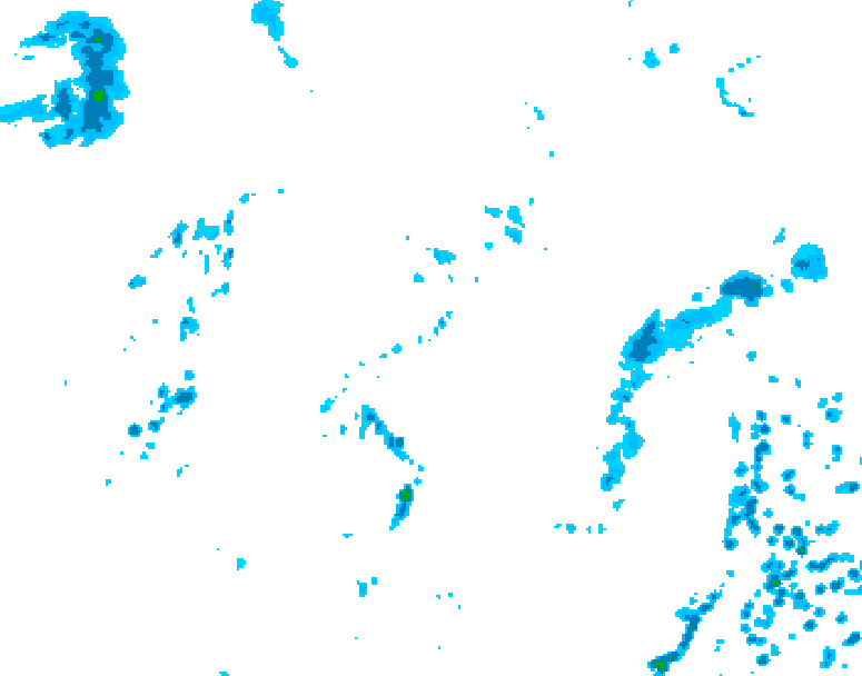 GDPS precipitation 204 hour forecast chart for Canada based on 2026/08/17 0000Z data