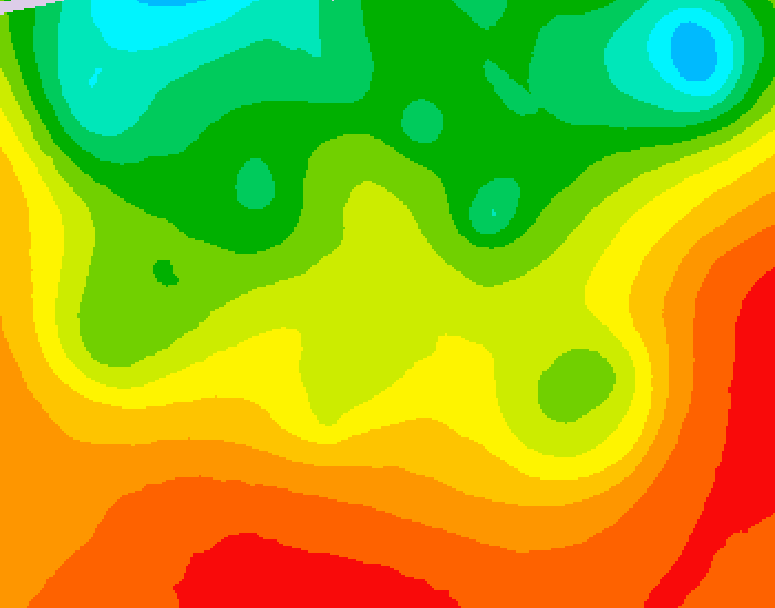 GDPS 500 millibar geopotential height 168 hour forecast chart for Canada based on 2026/08/18 0000Z data