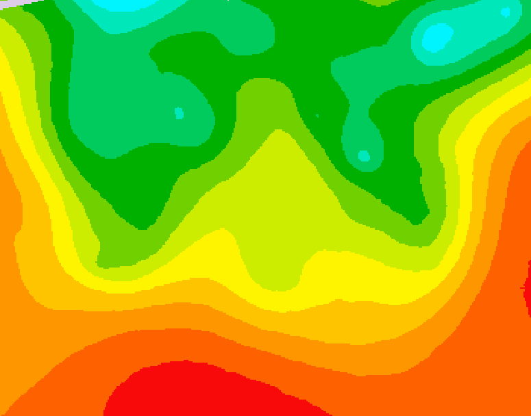 GDPS 500 millibar geopotential height 186 hour forecast chart for Canada based on 2026/08/18 0000Z data