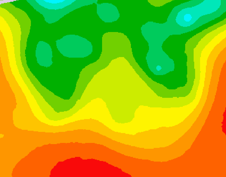 GDPS 500 millibar geopotential height 192 hour forecast chart for Canada based on 2026/08/18 0000Z data