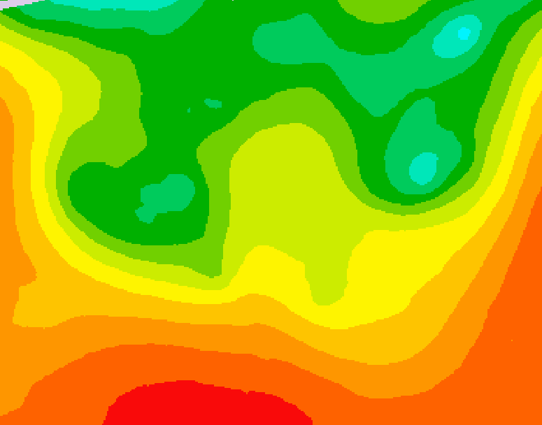 GDPS 500 millibar geopotential height 210 hour forecast chart for Canada based on 2026/08/18 0000Z data