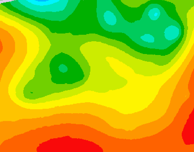 GDPS 500 millibar geopotential height 240 hour forecast chart for Canada based on 2026/08/18 0000Z data