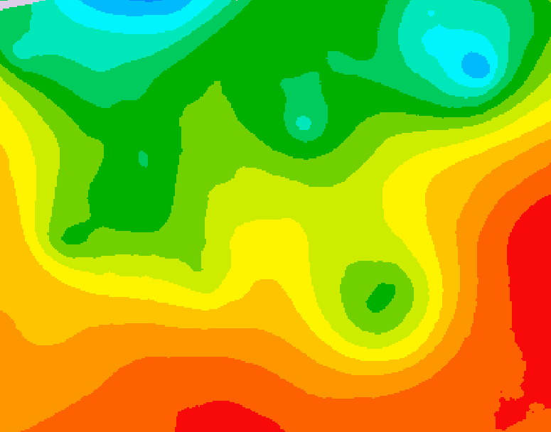 GDPS 500 millibar geopotential height 144 hour forecast chart for Canada based on 2026/08/18 1200Z data