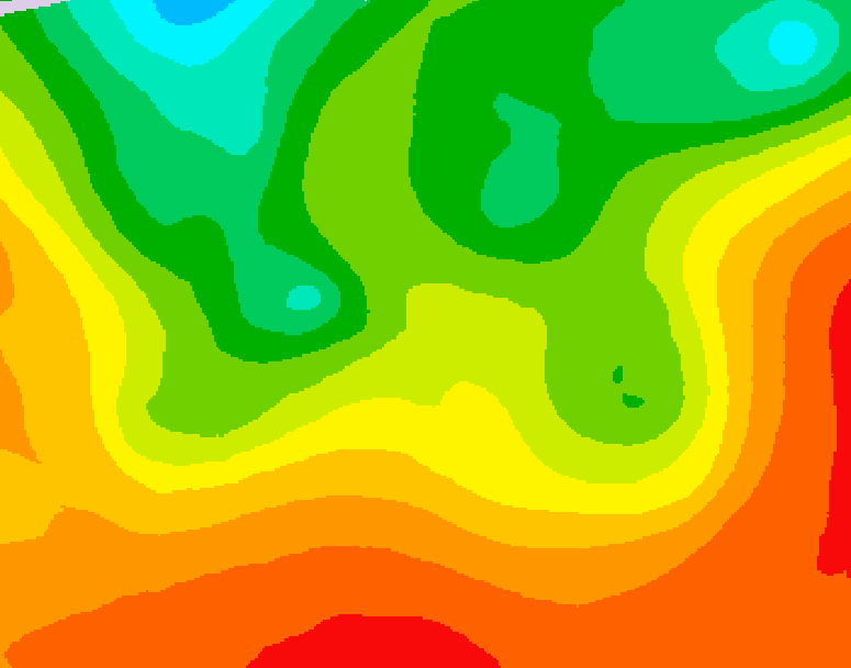 GDPS 500 millibar geopotential height 168 hour forecast chart for Canada based on 2026/08/18 1200Z data