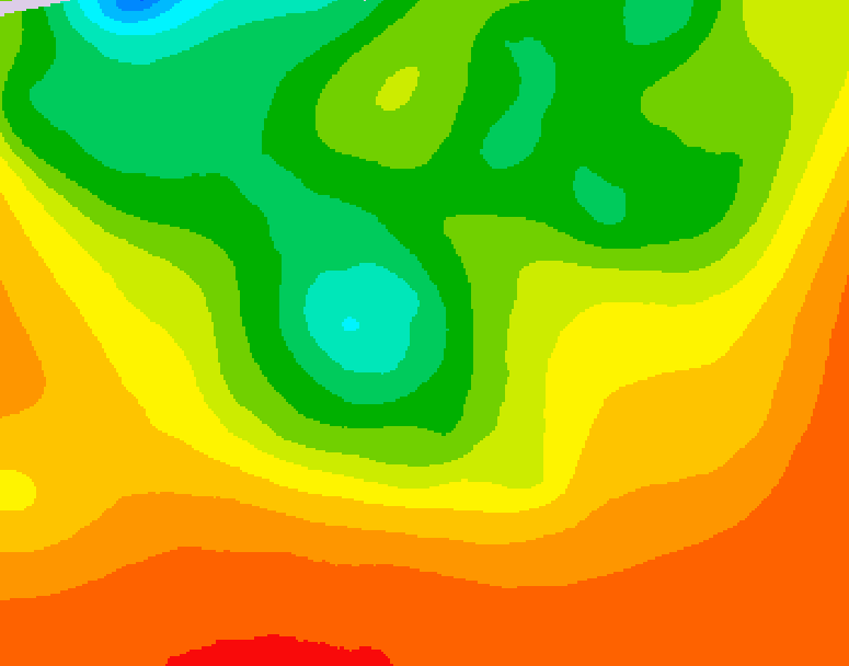 GDPS 500 millibar geopotential height 228 hour forecast chart for Canada based on 2026/08/18 1200Z data