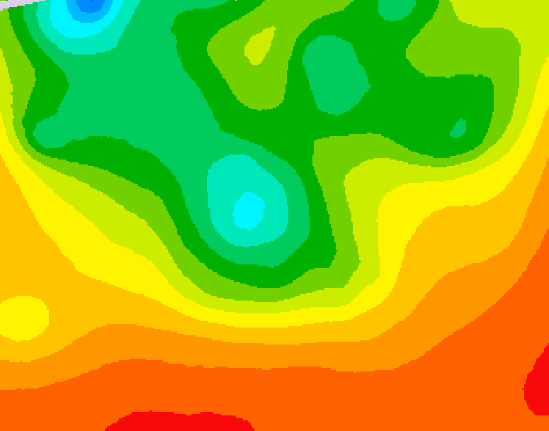 GDPS 500 millibar geopotential height 240 hour forecast chart for Canada based on 2026/08/18 1200Z data