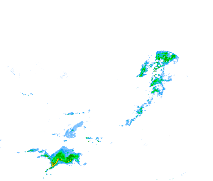Weather radar data valid at 2026/08/18 13:06 UTC