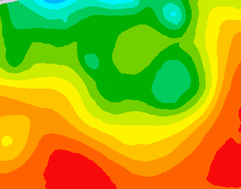 GDPS 500 millibar geopotential height 060 hour forecast chart for Canada based on 2026/08/19 0000Z data