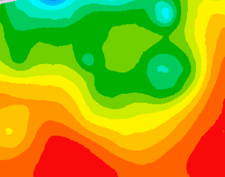 GDPS 500 millibar geopotential height 066 hour forecast chart for Canada based on 2026/08/19 0000Z data