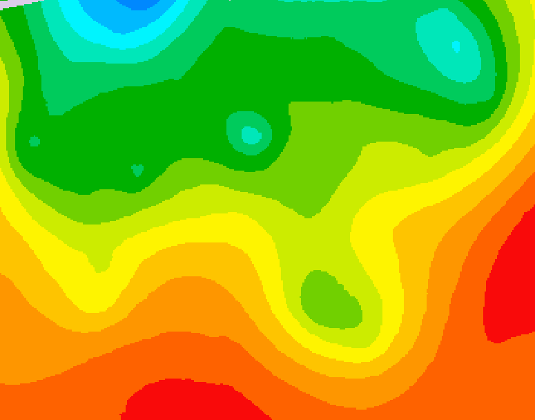 GDPS 500 millibar geopotential height 108 hour forecast chart for Canada based on 2026/08/19 0000Z data