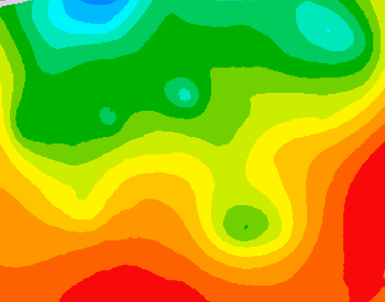 GDPS 500 millibar geopotential height 114 hour forecast chart for Canada based on 2026/08/19 0000Z data
