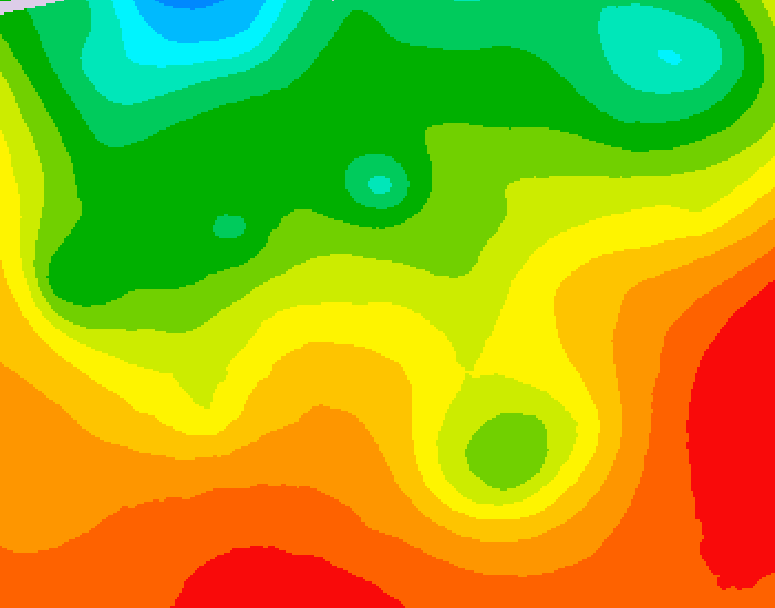 GDPS 500 millibar geopotential height 120 hour forecast chart for Canada based on 2026/08/19 0000Z data