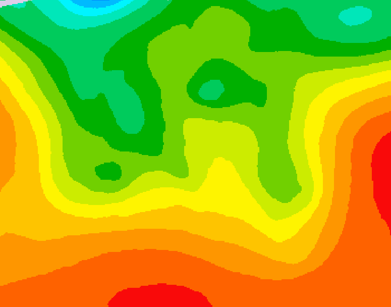 GDPS 500 millibar geopotential height 156 hour forecast chart for Canada based on 2026/08/19 0000Z data