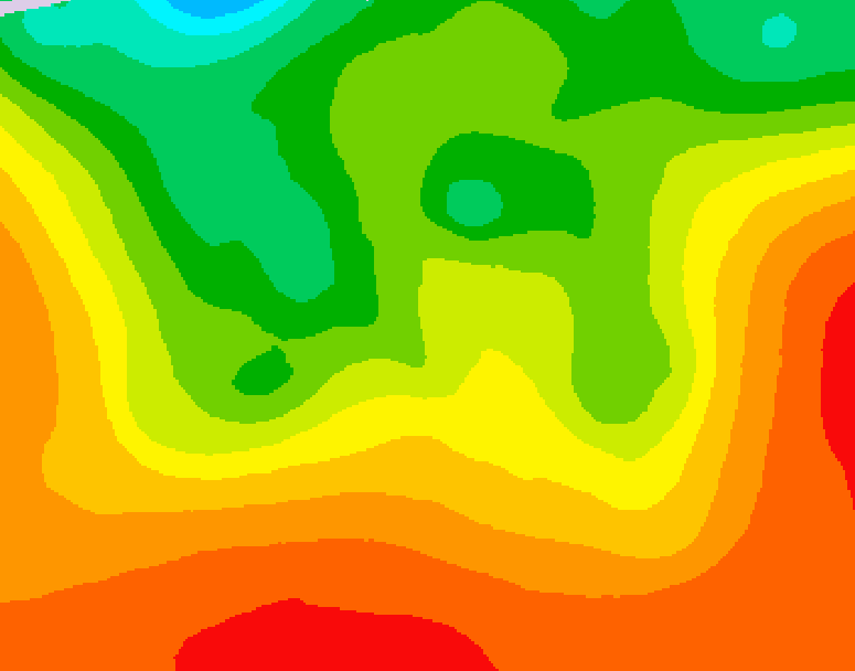 GDPS 500 millibar geopotential height 162 hour forecast chart for Canada based on 2026/08/19 0000Z data