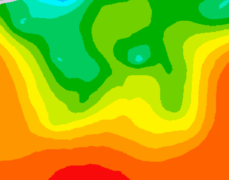 GDPS 500 millibar geopotential height 174 hour forecast chart for Canada based on 2026/08/19 0000Z data