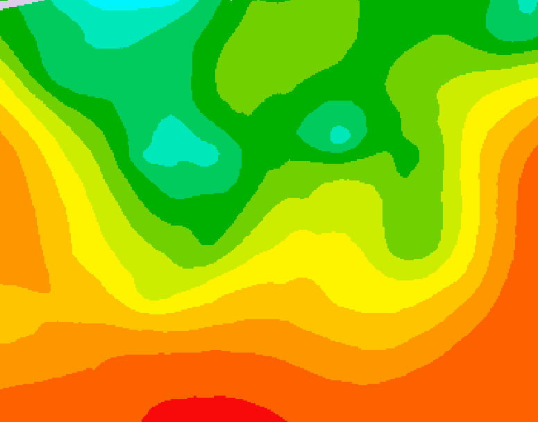 GDPS 500 millibar geopotential height 180 hour forecast chart for Canada based on 2026/08/19 0000Z data