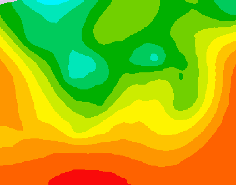 GDPS 500 millibar geopotential height 186 hour forecast chart for Canada based on 2026/08/19 0000Z data