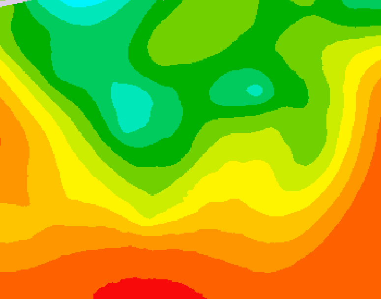 GDPS 500 millibar geopotential height 192 hour forecast chart for Canada based on 2026/08/19 0000Z data