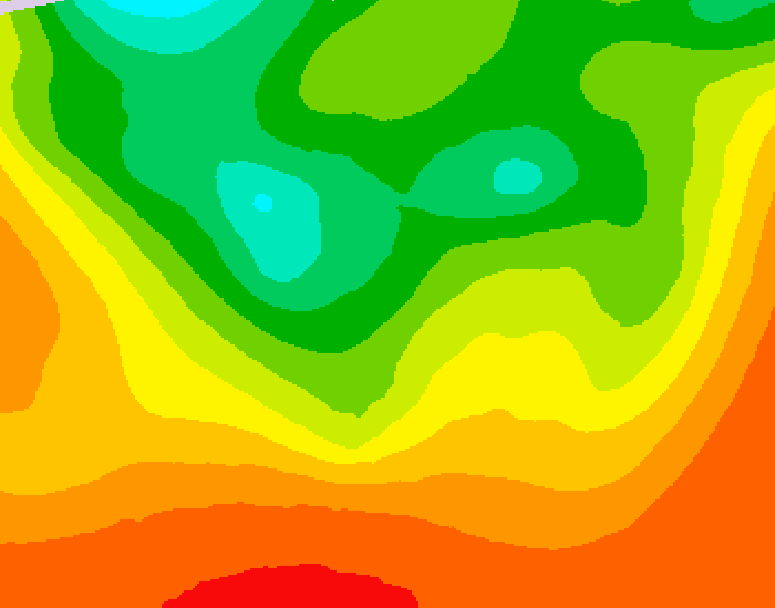 GDPS 500 millibar geopotential height 198 hour forecast chart for Canada based on 2026/08/19 0000Z data