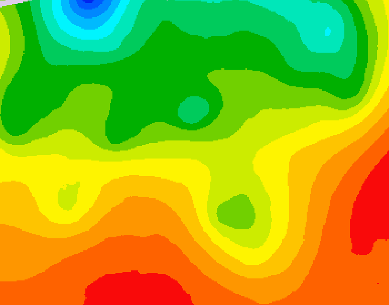 GDPS 500 millibar geopotential height 096 hour forecast chart for Canada based on 2026/08/19 1200Z data