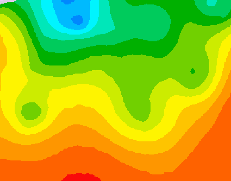 GDPS 500 millibar geopotential height 192 hour forecast chart for Canada based on 2026/08/19 1200Z data