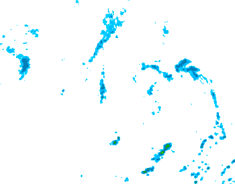 GDPS precipitation 024 hour forecast chart for Canada based on 2026/08/19 1200Z data
