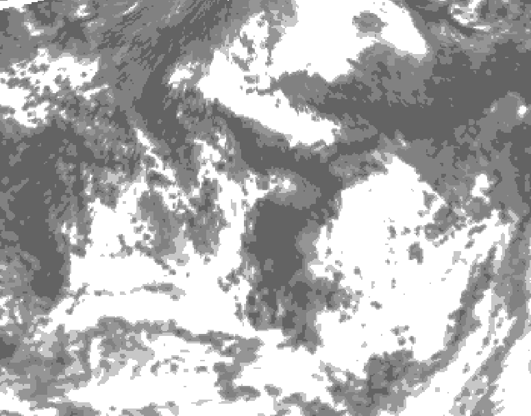 GDPS total cloud 204 hour forecast chart for Canada based on 2026/08/19 0000Z data