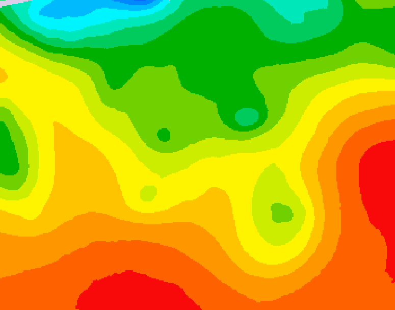 GDPS 500 millibar geopotential height 120 hour forecast chart for Canada based on 2026/08/20 0000Z data