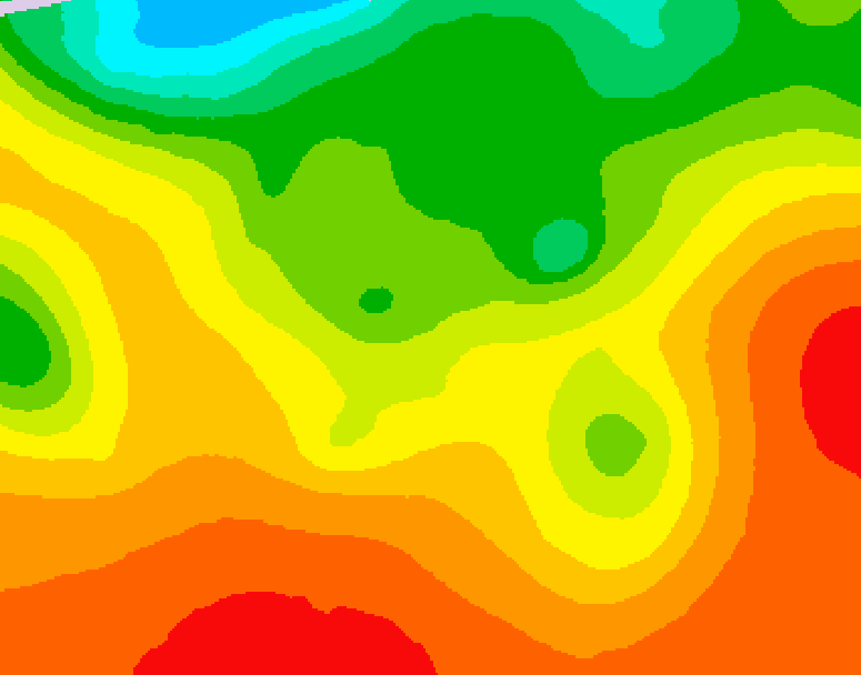 GDPS 500 millibar geopotential height 126 hour forecast chart for Canada based on 2026/08/20 0000Z data
