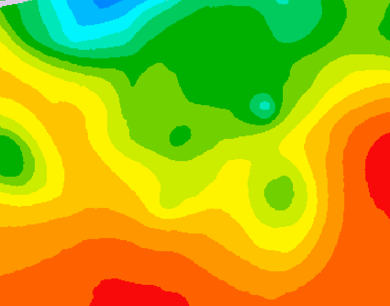 GDPS 500 millibar geopotential height 132 hour forecast chart for Canada based on 2026/08/20 0000Z data