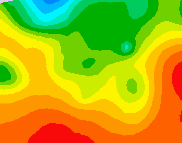 GDPS 500 millibar geopotential height 138 hour forecast chart for Canada based on 2026/08/20 0000Z data
