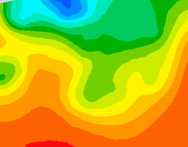 GDPS 500 millibar geopotential height 174 hour forecast chart for Canada based on 2026/08/20 0000Z data