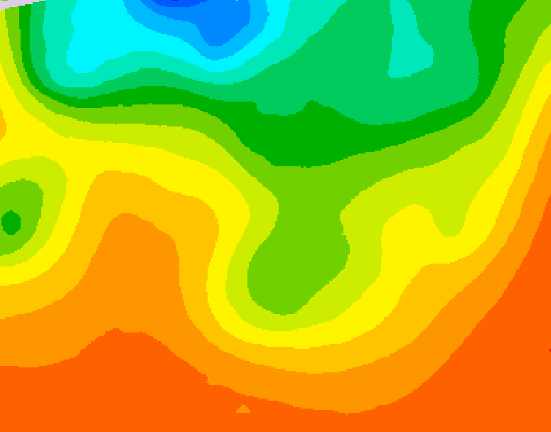 GDPS 500 millibar geopotential height 180 hour forecast chart for Canada based on 2026/08/20 0000Z data
