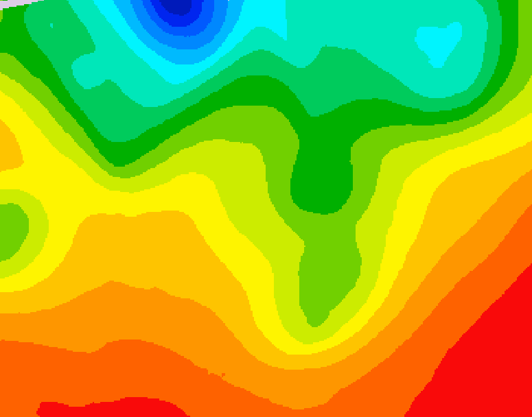GDPS 500 millibar geopotential height 210 hour forecast chart for Canada based on 2026/08/20 0000Z data