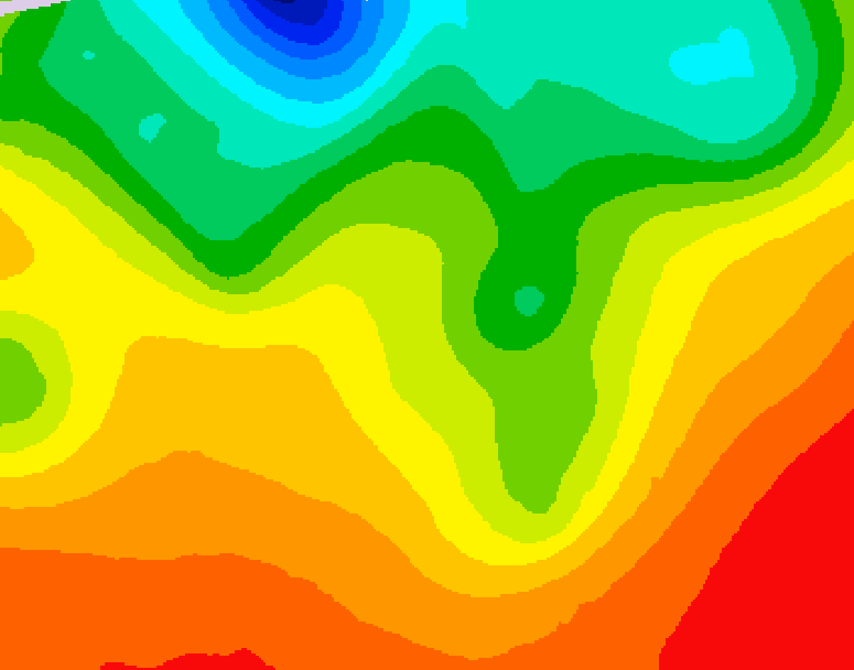 GDPS 500 millibar geopotential height 216 hour forecast chart for Canada based on 2026/08/20 0000Z data