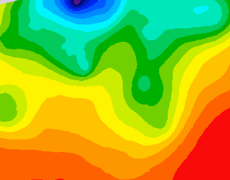 GDPS 500 millibar geopotential height 228 hour forecast chart for Canada based on 2026/08/20 0000Z data