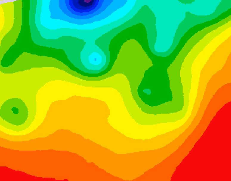 GDPS 500 millibar geopotential height 240 hour forecast chart for Canada based on 2026/08/20 0000Z data