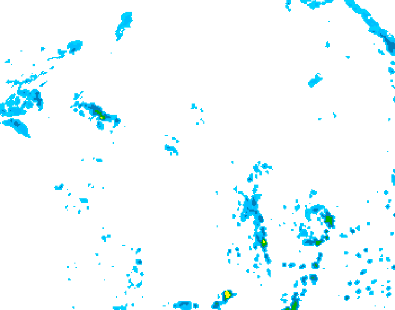 GDPS precipitation 072 hour forecast chart for Canada based on 2026/08/20 0000Z data