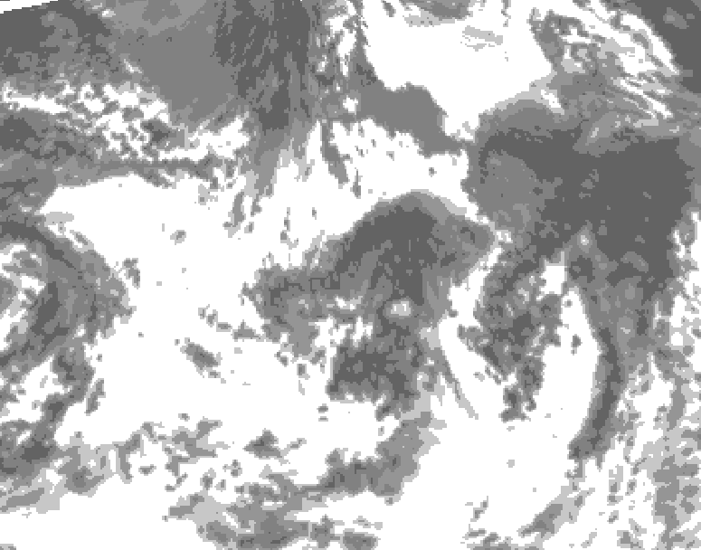 GDPS total cloud 150 hour forecast chart for Canada based on 2026/08/20 0000Z data