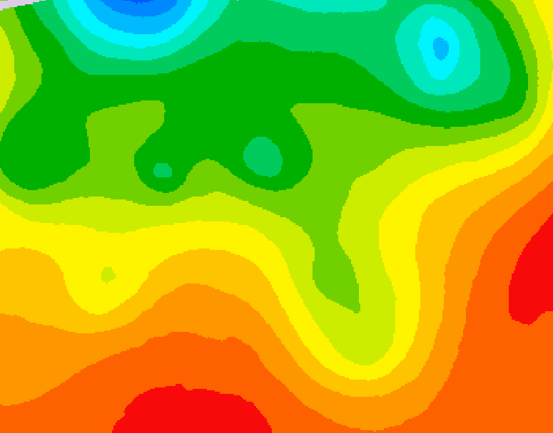 GDPS 500 millibar geopotential height 060 hour forecast chart for Canada based on 2026/08/21 0000Z data