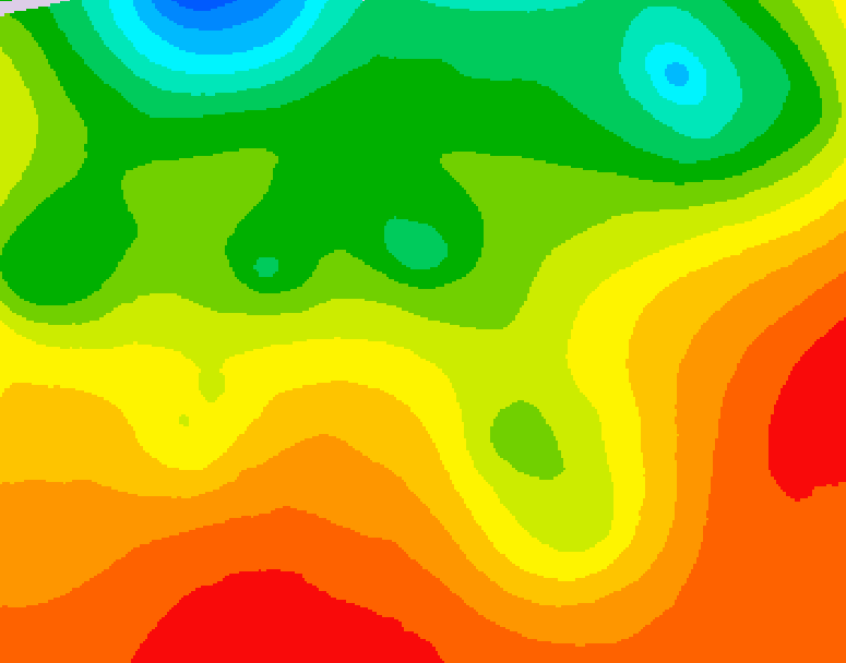 GDPS 500 millibar geopotential height 066 hour forecast chart for Canada based on 2026/08/21 0000Z data