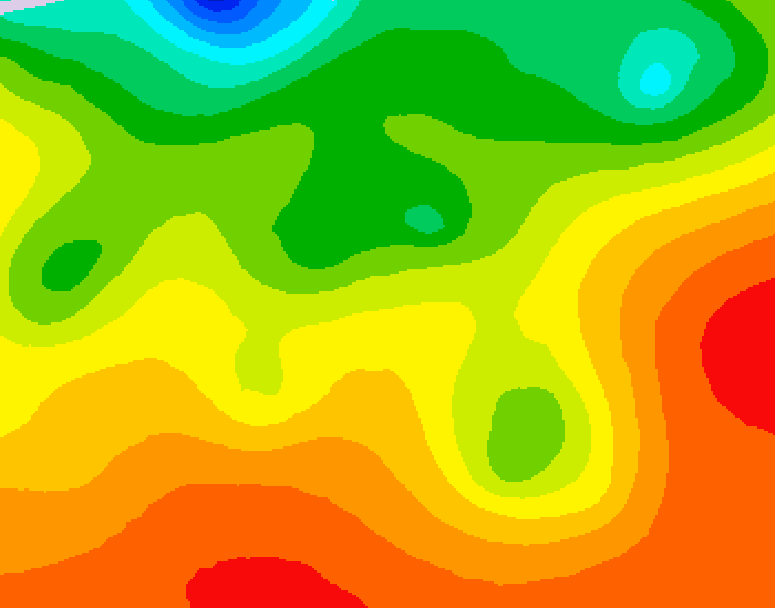 GDPS 500 millibar geopotential height 084 hour forecast chart for Canada based on 2026/08/21 0000Z data