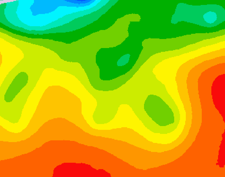 GDPS 500 millibar geopotential height 108 hour forecast chart for Canada based on 2026/08/21 0000Z data