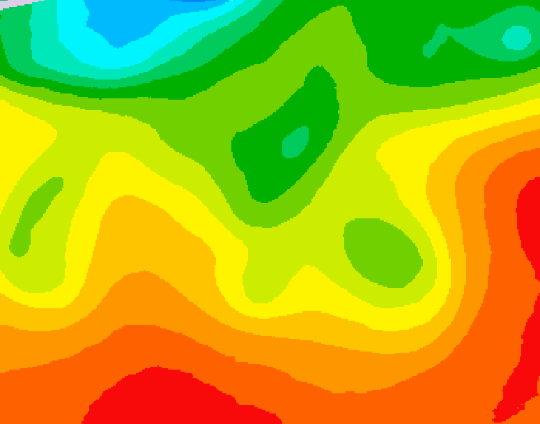GDPS 500 millibar geopotential height 114 hour forecast chart for Canada based on 2026/08/21 0000Z data