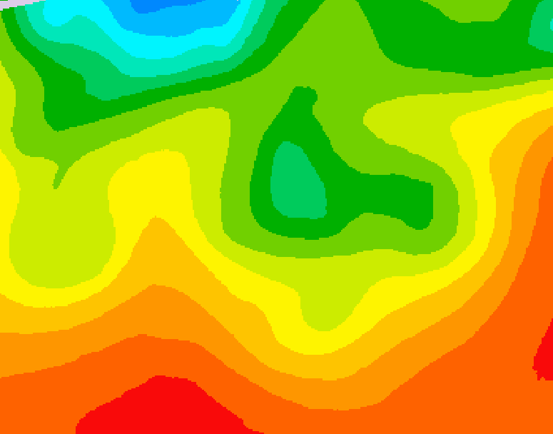 GDPS 500 millibar geopotential height 138 hour forecast chart for Canada based on 2026/08/21 0000Z data