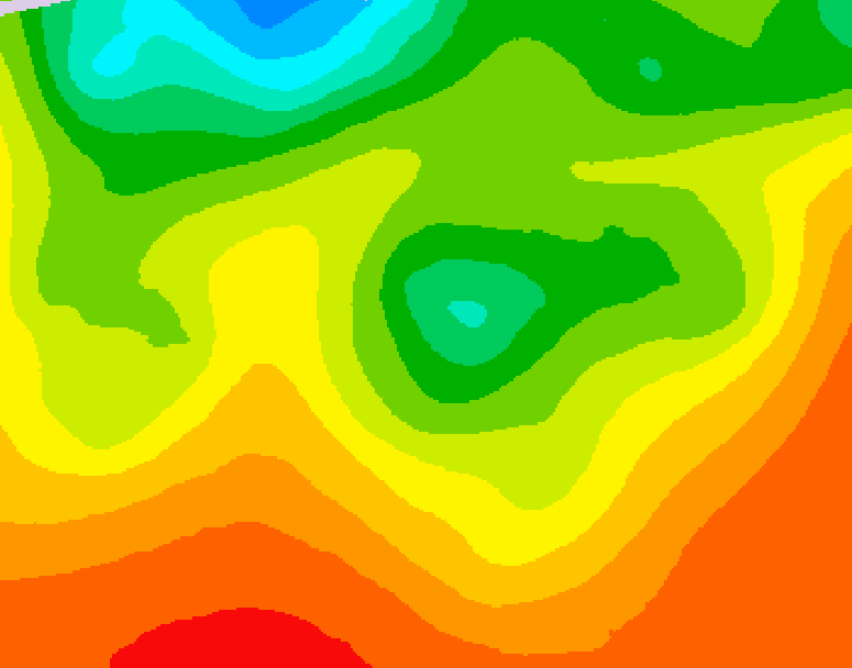 GDPS 500 millibar geopotential height 150 hour forecast chart for Canada based on 2026/08/21 0000Z data