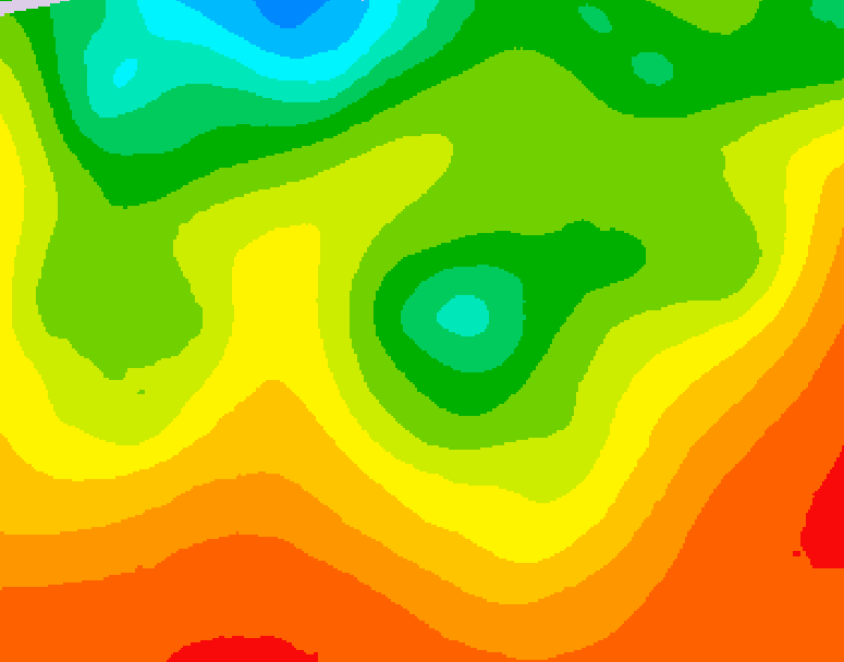 GDPS 500 millibar geopotential height 156 hour forecast chart for Canada based on 2026/08/21 0000Z data