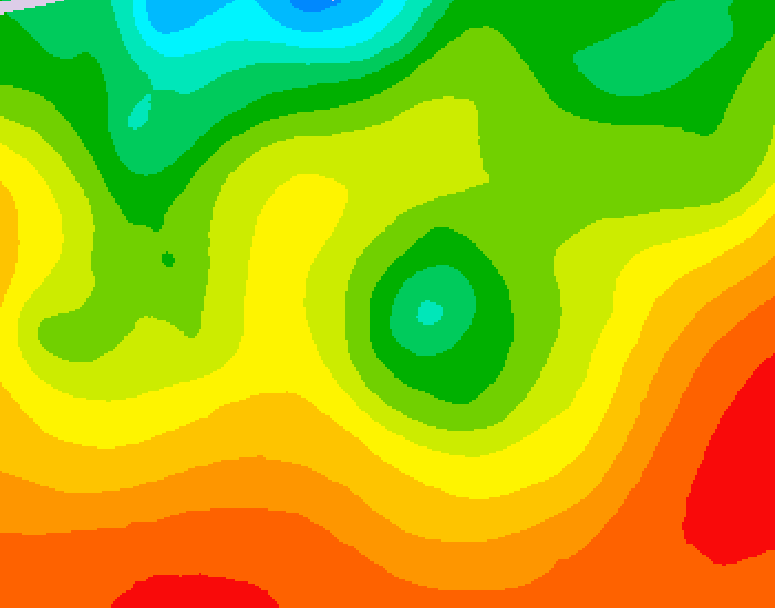 GDPS 500 millibar geopotential height 174 hour forecast chart for Canada based on 2026/08/21 0000Z data