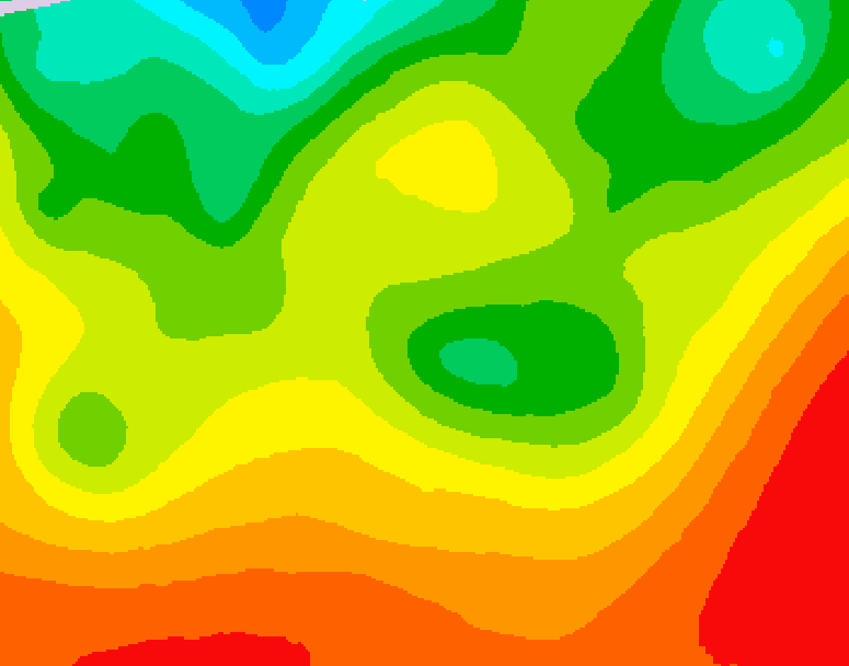 GDPS 500 millibar geopotential height 198 hour forecast chart for Canada based on 2026/08/21 0000Z data
